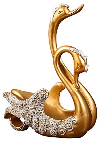 Holibanna Schwanen-weinregal Aus Kunstharz Flaschenhalter Wein Weinständer Für Große Flaschen Schwanenflaschenhalter