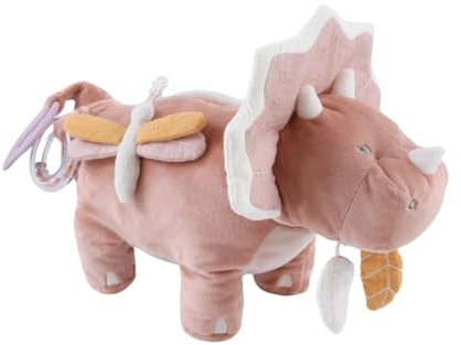 NOUKIE'S Peluche d'activités Popsie - 40cm -Veloudoux - Rose poudré