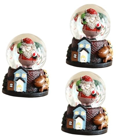 Cabilock 3St Kristallkugel- Dinosaurier-Schneekugel Esstisch Schneebälle bürodeko büro Dekoration Wohnkultur Desktop- Cartoon- Schreibtisch schmücken