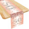 Tischläufer 50 Geburtstag Frau Roségold Happy 50th Birthday Tischband zum 50. Geburtstag Frauen Ihr Geburtstag Jahrestag Feier Party Dinner Tisch Leinen Tischdecke Deko für Zuhause, 180x35 cm Lang