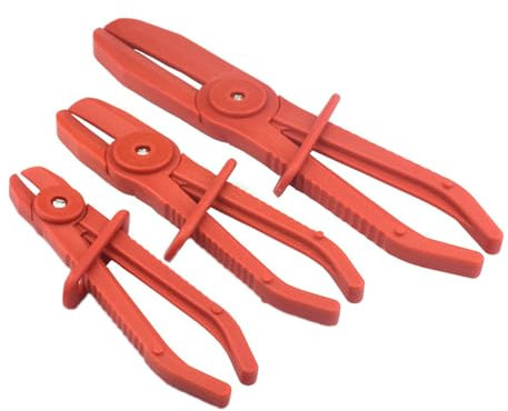 Pinces Tuyaux, Pince a Collier Durite, Pince Durite Carburant, Hose Clamp Pliers, Pinces pour Tuyaux Flexibles, Pinces à Clamper les Durites, Pinces à Durite, Outil de Serrage pour Tuyaux Flexibles