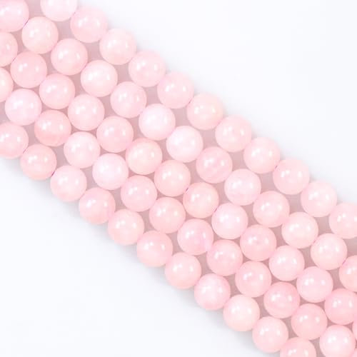8mm Rose Quartz Beads,45pcs Natural Round Gemstone/Stone Loose Beads for Jewelry Bracelet Making
