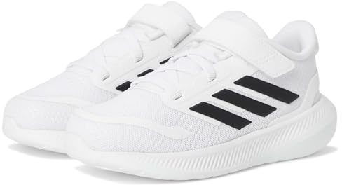 adidas Runfalcon 5 Shoes Infants Unisex Running Shoes, White Black Black, 7 UK