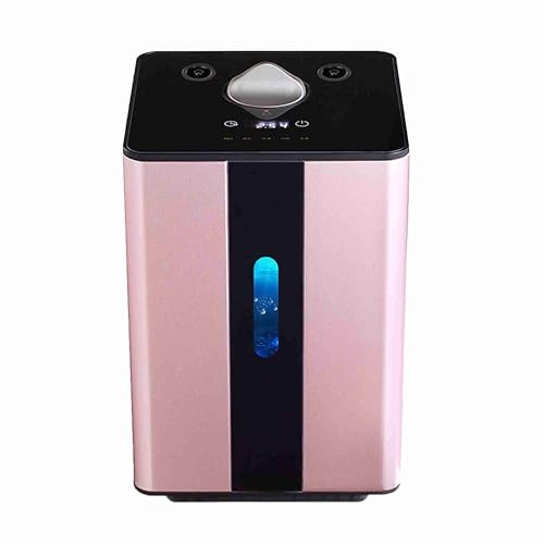 ASHLGQB Wasserstoff-Inhalationsgerät 2024, 150+75ml/min H2-Inhalator mit Zwei Ausgängen, 99,99% hochreiner H2-Wasserstoff-Inhalator, SPE/PEM-Wasserelektrolyse-Ionisator Double Suction 225ml/min