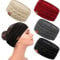 PROPOG Winter Knitted Headbands for Women's Hair, 4 Pack Thermal Ear muffs Fleece Ear Warmers for Women Soft Hairbands Lining Hair Wrap Christmas Hair Accessories Gifts for Running Workout Skiing