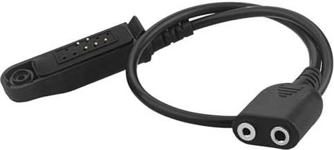 BAOFENG uv-9r Speaker Mic Adapter to K1 2 Pin Earpiece Adapter,Radio Audio Cable Adapter Cable uv-9r uv 9r gt-3wp uv9g uv-9g bf-a58 bf-9700 BF-R760 uv9gx gmrs uv-xr (1pack)