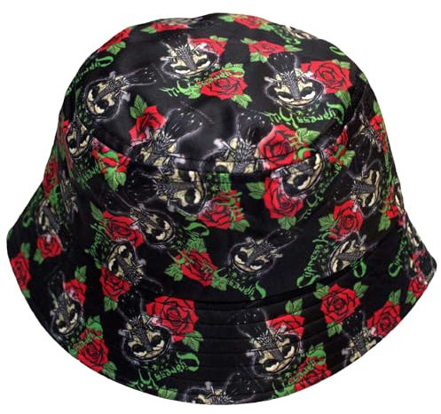 Cypress Hill - Schlapphut für Herren/Damen Unisex (L-XL) (Schwarz/Rot/Grün)