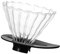 FUNNETOYU Entonnoir à Café Réutilisable en Verre Filtre Portable Cône pour Infusion Manuelle Pratique et Facile à Nettoyer Accessoire Cuisine pour Amateurs de Café
