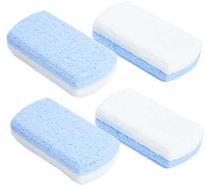 TOYZFRIENDY 4 Stück Fuß bimsstein Zweifach Grob für Effektive Hornhautentfernung und Sanfte Hautpflege Handlich Leicht für Fußexfoliation und Pediküre zu Hause