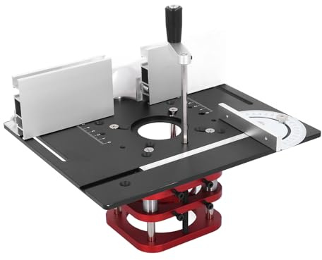 Asixxsix Kit fresatrice universale con sollevamento, altezza regolabile, facile installazione, per macchine per incisione, scanalatrici e rifilatrici per bordi.