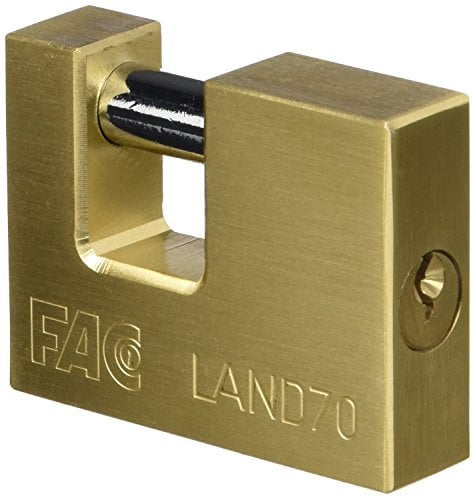 Fac - Candado 70 mm. laton rectang. blister
