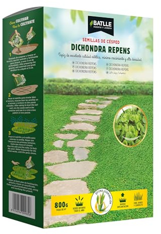 Batlle Dichondra Repens 800g – Césped Tapizante de Bajo Mantenimiento, Hasta 80 m²