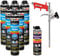 Lot de 6 tubes de colle isolante 750 ml + 1 nettoyant + 1 pistolet à mousse