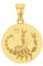 Amor Motivanhänger Unisex Damen Herren Anhänger, Gold, Skorpion, Kommt in Schmuck Geschenk Box, 2020789