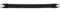 Rhinegold 0 Cotton Padded Girth-44-Black Gurt, Schwarz, 111,8 cm (44 Zoll)