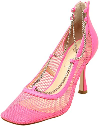 Jessica Simpson Damen Orlanda Pumps, Neon Pink Fischnetz, 36 EU
