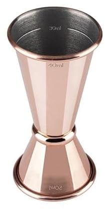 APS 93353 Barmaß, Ø 4,5 cm, Höhe 9 cm, Edelstahl, Füllmenge 20/40 ml, Kupfer-Look