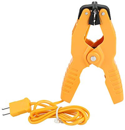 Temperature Probe Attachment, Thermocouple Type K Pipe Clamp Max 45mm Dia Tube Clamp Sensor in Temperature Range from -40~200°C/393°F with 3.3ft Extension Wire