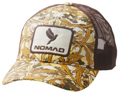 NOMAD Herren Standard Camo Jagd W Verstellbare Mesh Back Cap Khaki - Taube Patch One Size