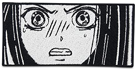 Angry Anime Girl Iron-On Patch | Cartoon Embroidery Patch, Manga Iron on Patches, Ironable Patch, Comic Badges Finally Home