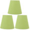 Marooma - Pantalla de Lámpara de 3 Piezas, Pantalla de Tela Portátil, Pantalla Colorida Tipo E14, Pantallas de Tela para Lámparas de Mesa, Lámparas de Pie, Cubierta de Pantalla para(Verde claro)