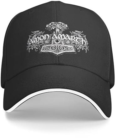 Salpica Amon Amarth Verstellbare Baseballkappen, Papa-Hüte, modische Casquette für Männer und Frauen, Sportmütze