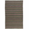 Knutzen Wohnen Kelim Teppich 60 x 110 Kiel - Fransen Teppich Wolle Natur - Handgewebt und beidseitig verwendbar - Ideale Wohndekoration für jeden Wohnraum