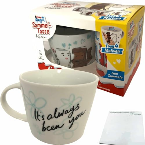 Kinder Riegel Sammeltasse 2024 Art Edition Motiv 2 It's always been you + usy Block