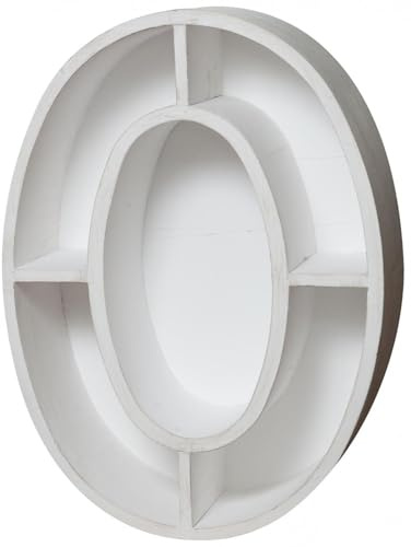 Biscottini Evergreen-House Pinnwand mit Wandregalen L46,5 x PR18,5 x H63,5 cm, Bücherregal für Haushaltsgegenstände, Wandtafel, Duftvitrine