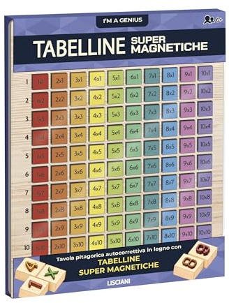 Liscianigiochi I 'm a Genius supermagnetische Tabellen, 105502, Mehrfarbig