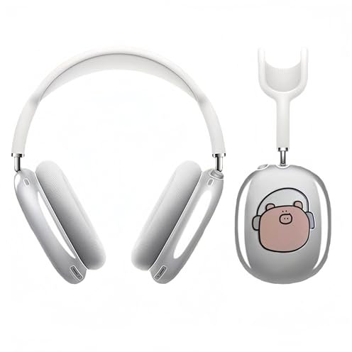Schutzhülle Zubehör für AirPods Max Kopfhörer, Design Cute Kawaii Funny Unique Soft Animated Cartoon Shockproof Anti-Scratch, Ultra Protective Cover for Apple AirPods Max