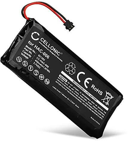 CELLONIC Akku kompatibel mit Nintendo Switch Joy-Con L HAC-015, R HAC-016, HAC-006 3.6V - 3.7V 450mAh