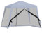 Gazebo 3x3 Robusto, Con Zanzariera Su Tutti I Lati, ANTI-UV, Porta Con Cerniera, Stabile E Durevole, Gazebo 3x3 Impermeabile, Con Struttura In Acciaio, 8 Paletti E 4 Corde Antivento, Grigio