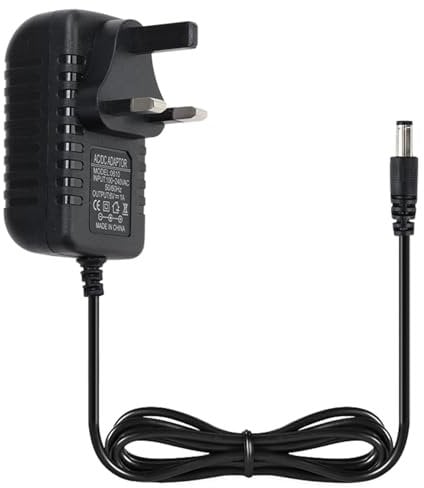 6V Battery Charger for Child Electric Car 6 Volt 1A Universal Battery Charger for Kids Ride on Toy Car Motorcycle Quad Bike Sports Car Supply Power Adapter for Audio Video Router (1M)
