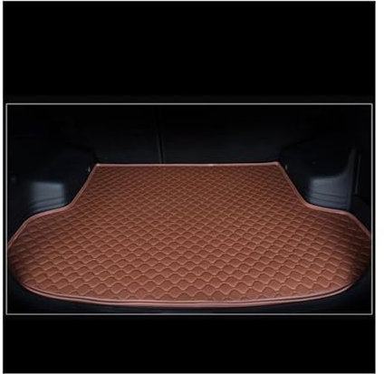 LTQSIV Bandeja Maletero Alfombrilla para Maletero Coche para Citroen C4 para Picasso 5S 2014 2015 2016 2017 2018 Revestimiento Carga Trasera Almohadilla para Equipaje Accesorios para Coche(Marrón)