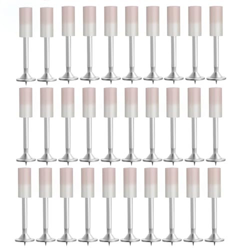 100 Stück Runde Nägel für Druckluft Nagelpistole, 7,3 mm Gehärtet Stahlnägel Sortiment, Manuelle Stahlnägel, Mini Nägel für Decken, Durchdringende Betonnägel für Decken, Wände und Mehr