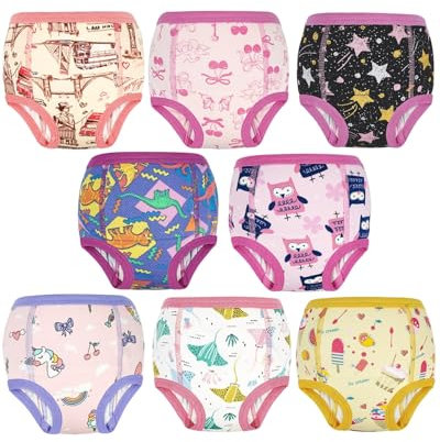 FLYISH DIRECT Baby Töpfchen Trainingshose, Kinder Töpfchentraining Unterwäsche für Jungen und Mädchen, Kleinkind Töpfchen-Trainingshosen, 90/2T