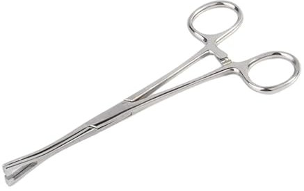 Piercing professionale per setto nasale, ombelico, orecchio, lingua, labbro, pinza, in acciaio inox, strumento per piercing al corpo