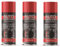3 x Red Gloss Brake Calliper Spray Paint High Temperature Heat Resistant Aerosol Spray 400ml