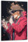 BGHUENQ Sänger-Poster, Udo Lindenberg, dekoratives Gemälde, Leinwand, Wandposter und Kunstdruck, moderne Familienschlafzimmer-Dekoration, Poster, 50 x 75 cm