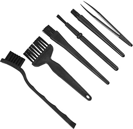 DIYEAH Mechanical Keyboard Cleaning Brush Set 6pcs – Anti-Static Computer Dust Cleaner Brushes for Electronics Cleaning and Keyboard Maintenance