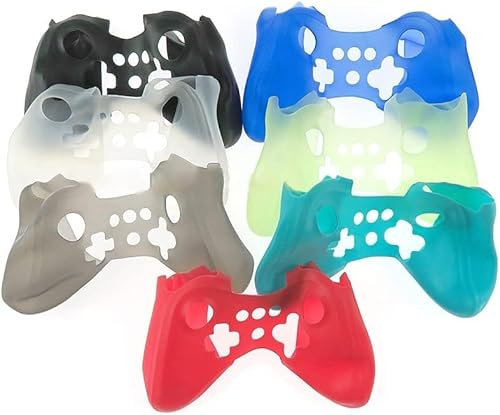 Soft Skin Case Silikon Schutzhülle Cover Ersatz für Wii U Pro Controller (Schwarz)