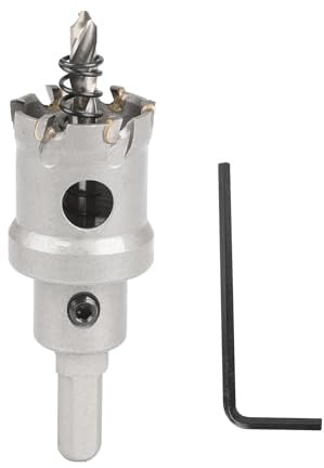 SUQIN Seghe a Tazza in Carburo 30mm,TCT Punta in Carburo Pesante,Fresa a Tazza Con Tungsteno Per Acciaio inossidabile, Metallo, Ferro,Lega, Rame, Legno