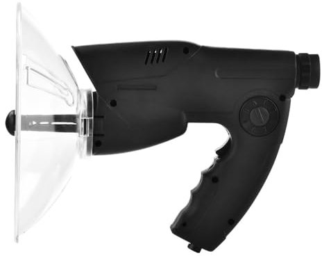 Microphone directionnel parabolique 8X HD avec télescope monoculaire Appareil bionique d’écoute de la Nature pour l’Enregistrement et l’Observation des Oiseaux en Plein air