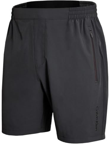 Calvin Klein Mens Versa Lightweight Shorts - Charcoal/Black - XXL