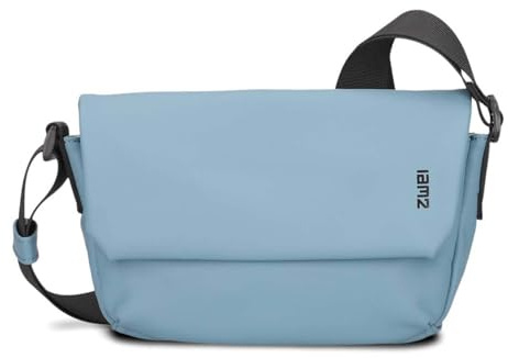 Zwei Unisex Umhängetasche Cargo CA40 kleine wasserfeste Tasche 1 Liter aus leichtem Hydroflex, Schlüsselband, verstellbarer Gurt, sportliche Crossbody-Bag für Damen Herren & Teenager (sky)