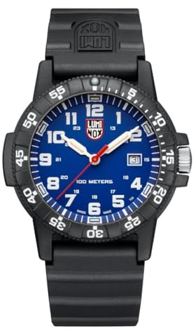 Luminox Mens Quartz Watch, Analogue Classic Display and PU Strap XS.0323.L