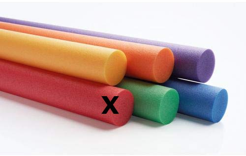 NMC Comfy 160cm Länge Schwimmnudel Poolnudel (Rot, 1 Stück)