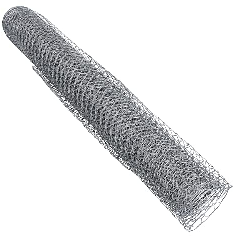 AB Tools Maschendrahtzaun, verzinkt, 5 m x 0,6 m x 13 mm