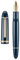 Jinhao X159 Blue Acrylic Fountain Pen Gold Trim, Large #8 Fine Nib Office Pen Calligraphy Writing